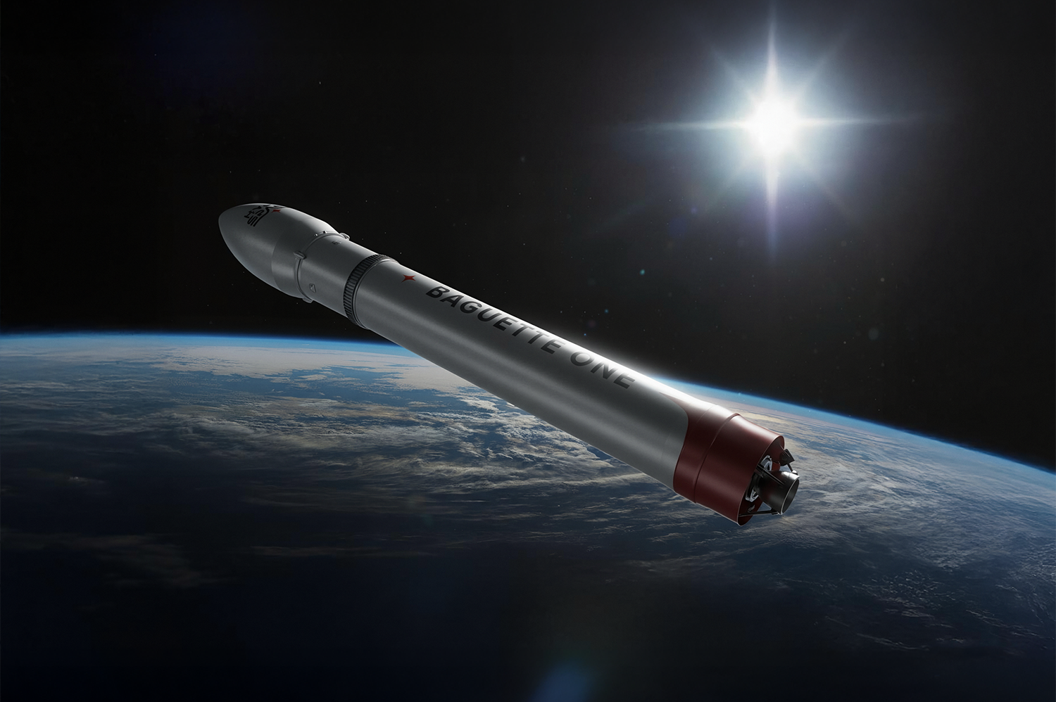 Visuel Baguette One in space